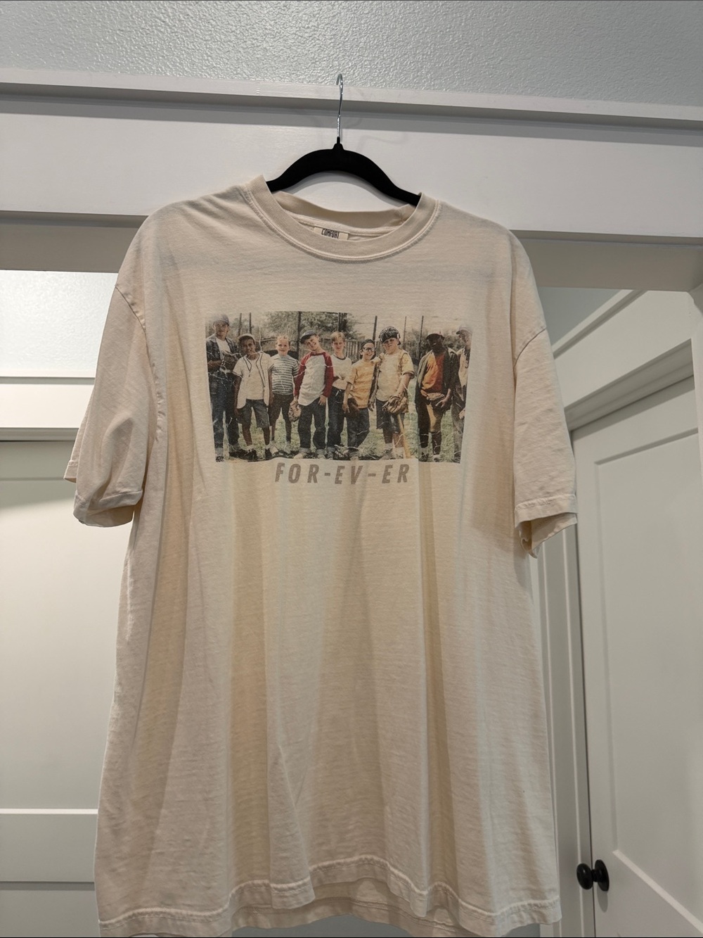 Comfort Colors Cream Graphic Short-Sleeve Crewneck Tee